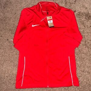 Nike Men's Red Full-Zip Track Jacket